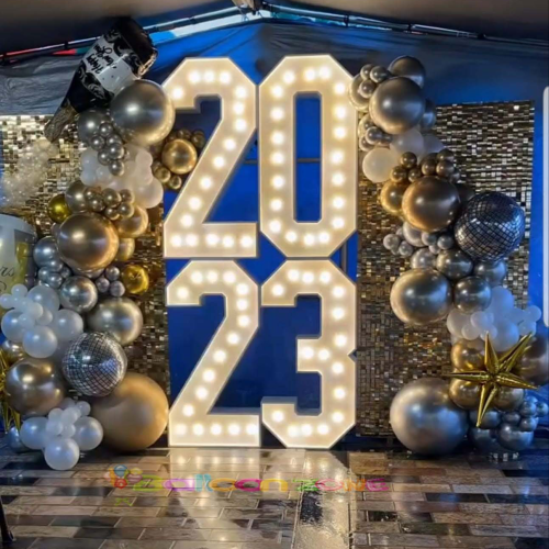 New Year Balloon Decoration